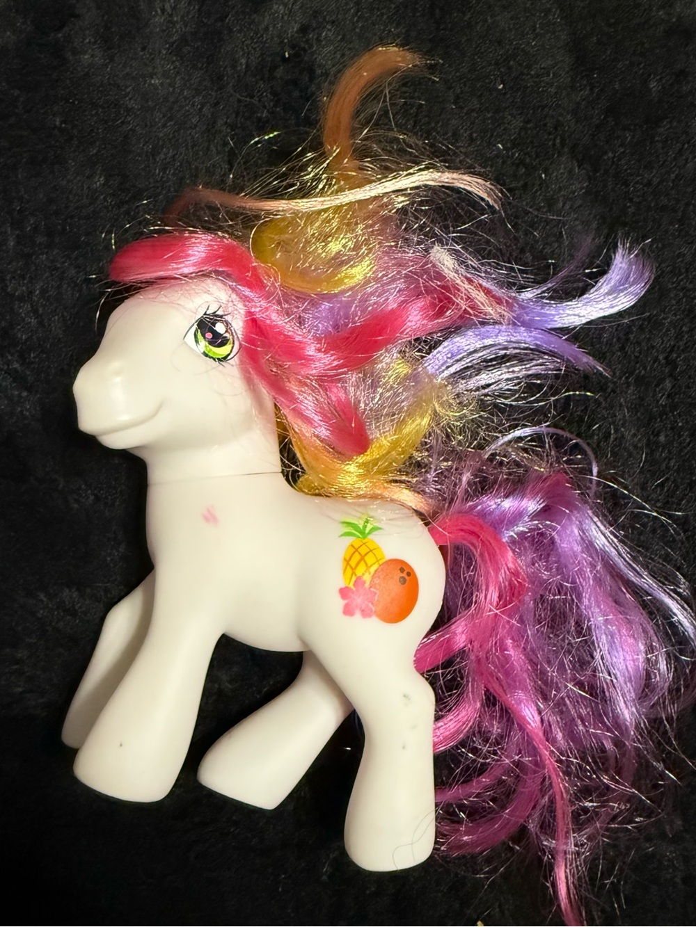 Hasbro My Little Pony G3 Paradise Island Brushable Figure White Pony 2006